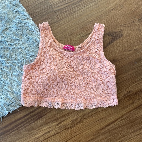 Baby Pink Crop Top Size Medium - Picture 1 of 3